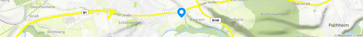 Kartendarstellung des Standorts für Apotheke in der Varena in 4840 Vöcklabruck